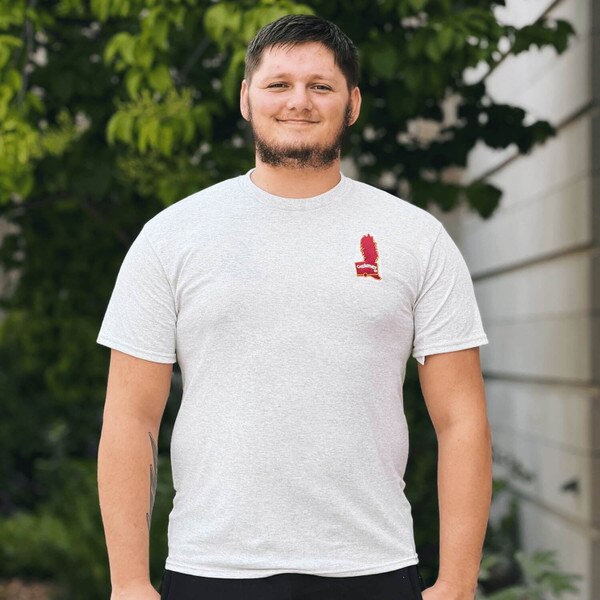 CI Sport Cyclones Script Shako Oatmeal Short Sleeve T-Shirt